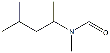 Formamide, N-1,3-dimethylbutyl-N-methyl- (5CI) Structural
