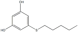 Resorcinol, 5-(amylmercapto)- (4CI) Structural