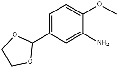 o-Anisidine, 5-(1,3-dioxolan-2-yl)- (5CI) Structural