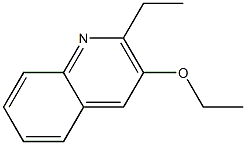 Quinoline, 3-ethoxy-2-ethyl- (4CI) Structural