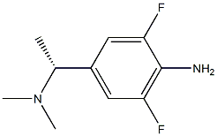 Benzenemethanamine, 4-amino-3,5-difluoro-N,N,-alpha--trimethyl-, (-alpha-R)- (9CI) Structural