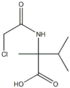 Butyric  acid,  2-(2-chloroacetamido)-2,3-dimethyl-  (5CI) Structural