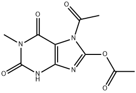 Xanthine,  7-acetyl-8-hydroxy-1-methyl-,  acetate  (3CI) Structural