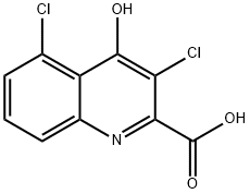 Kynurenic  acid,  3,5-dichloro-  (5CI) Structural