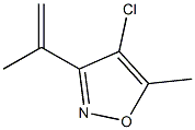 Isoxazole,  4-chloro-3-isopropenyl-5-methyl-  (5CI) Structural