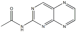 Pteridine,  2-acetamido-  (5CI) Structural