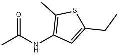Thiophene,  3-acetamido-5-ethyl-2-methyl-  (5CI) Structural