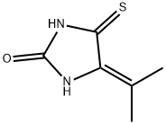 Hydantoin,  5-isopropylidene-4-thio-  (5CI) Structural