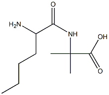 Isobutyric  acid,  -alpha--(-alpha--aminocaproylamino)-  (3CI) Structural