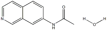 Isoquinoline,  7-acetamido-,  hydrate  (5CI) Structural