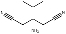 Glutaronitrile,  3-amino-3-isopropyl-  (5CI) Structural
