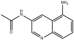 Quinoline, 3-acetamido-5-amino- (5CI) Structural
