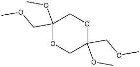 p-Dioxane,  2,5-dimethoxy-2,5-bis(methoxymethyl)-  (3CI) Structural