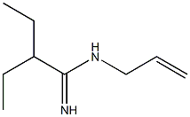 Butyramidine,  N-allyl--alpha--ethyl-  (3CI) Structural