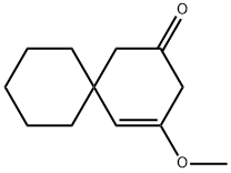 Spiro[5.5]undec-4-en-2-one, 4-methoxy- (5CI) Structural