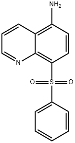 Quinoline,  5-amino-8-(phenylsulfonyl)-  (4CI) Structural