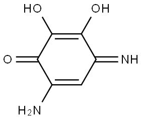 Quinonimine,  6-amino-2,3-dihydroxy-  (2CI) Structural