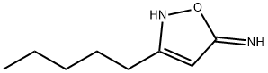 Isoxazole,  3-amyl-2,5-dihydro-5-imino-  (1CI) Structural