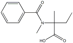 Hippuric  acid,  -alpha--ethyl-N,-alpha--dimethyl-  (1CI) Structural