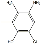 o-Cresol,  3,4-diamino-6-chloro-  (2CI) Structural