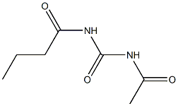 Urea,  1-acetyl-3-butyryl-  (4CI) Structural