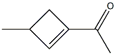 Ketone, methyl 3-methyl-1-cyclobuten-1-yl (7CI) Structural