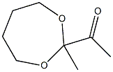 Ketone, methyl 2-methyl-1,3-dioxepan-2-yl (7CI) Structural
