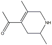 Ketone, methyl 1,2,3,6-tetrahydro-2,5-dimethyl-4-pyridyl (7CI) Structural