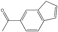 Ketone, inden-6-yl methyl (7CI) Structural