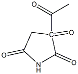 Oxalacetimide, 3-acetyl- (6CI) Structural