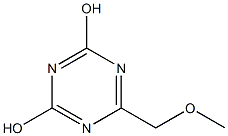s-Triazine-2,4-diol, 6-(methoxymethyl)- (6CI) Structural