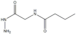 Glycine,  N-butyryl-,  hydrazide  (6CI) Structural