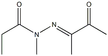 Propionic  acid,  methyl(1-methylacetonylidene)hydrazide  (6CI) Structural