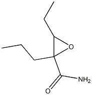 Valeramide, 2,3-epoxy-2-propyl- (6CI) Structural
