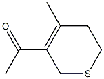 Ketone, 5,6-dihydro-4-methyl-2H-thiopyran-3-yl methyl (6CI) Structural