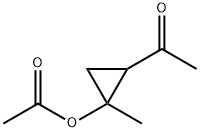 Ketone, 2-hydroxy-2-methylcyclopropyl methyl, acetate (6CI) Structural