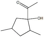 Ketone, 1-hydroxy-2,4-dimethylcyclopentyl methyl (6CI) Structural