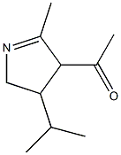 Ketone, 4-isopropyl-2-methyl-1-pyrrolin-3-yl methyl (6CI) Structural