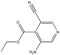 Isonicotinic acid, 3-amino-5-cyano-, ethyl ester (6CI) Structural