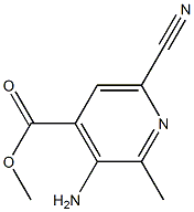 Isonicotinic acid, 3-amino-6-cyano-2-methyl-, methyl ester (6CI) Structural