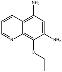 Quinoline, 5,7-diamino-8-ethoxy- (6CI) Structural
