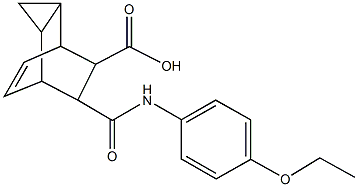 7-[(4-ethoxyanilino)carbonyl]tricyclo[3.2.2.0~2,4~]non-8-ene-6-carboxylic acid