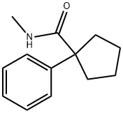 N-methyl-1-phenylcyclopentanecarboxamide Structural