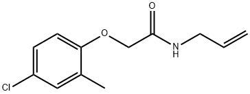 N-allyl-2-(4-chloro-2-methylphenoxy)acetamide Structural