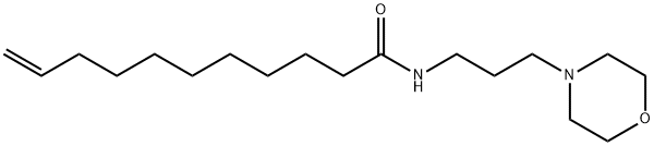N-[3-(4-morpholinyl)propyl]-10-undecenamide Structural