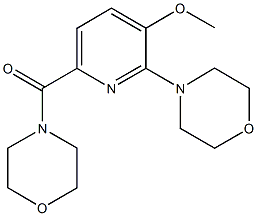 methyl 2-(4-morpholinyl)-6-(4-morpholinylcarbonyl)-3-pyridinyl ether