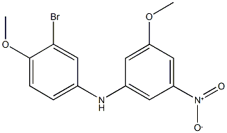 3-bromo-4-methoxy-N-(3-methoxy-5-nitrophenyl)aniline