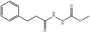 methyl 2-(3-phenylpropanoyl)hydrazinecarboxylate Structural