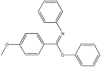 phenyl 4-methoxy-N-phenylbenzenecarboximidoate Structural