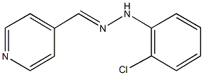 isonicotinaldehyde (2-chlorophenyl)hydrazone Structural
